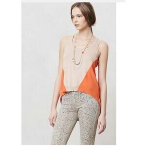 NEW Anthropologie SVEE Color Block High-low Tank Size Small